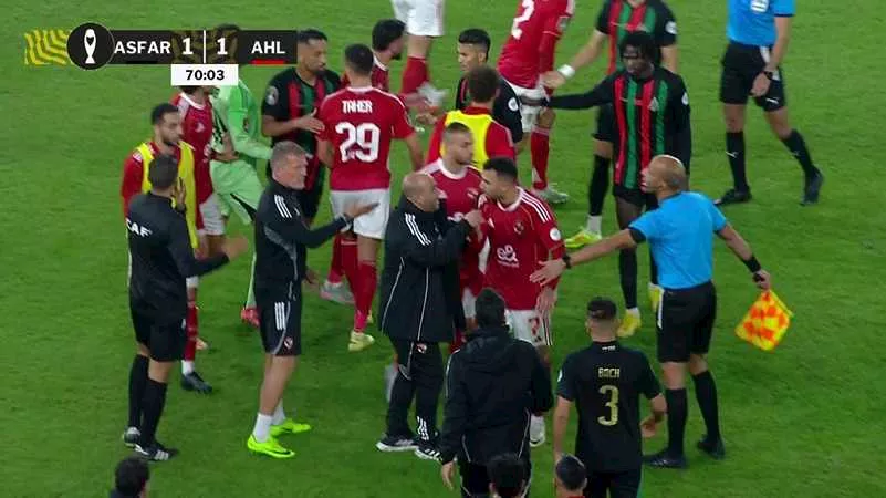 مباراة الاهلي والجيش الملكي المغربي