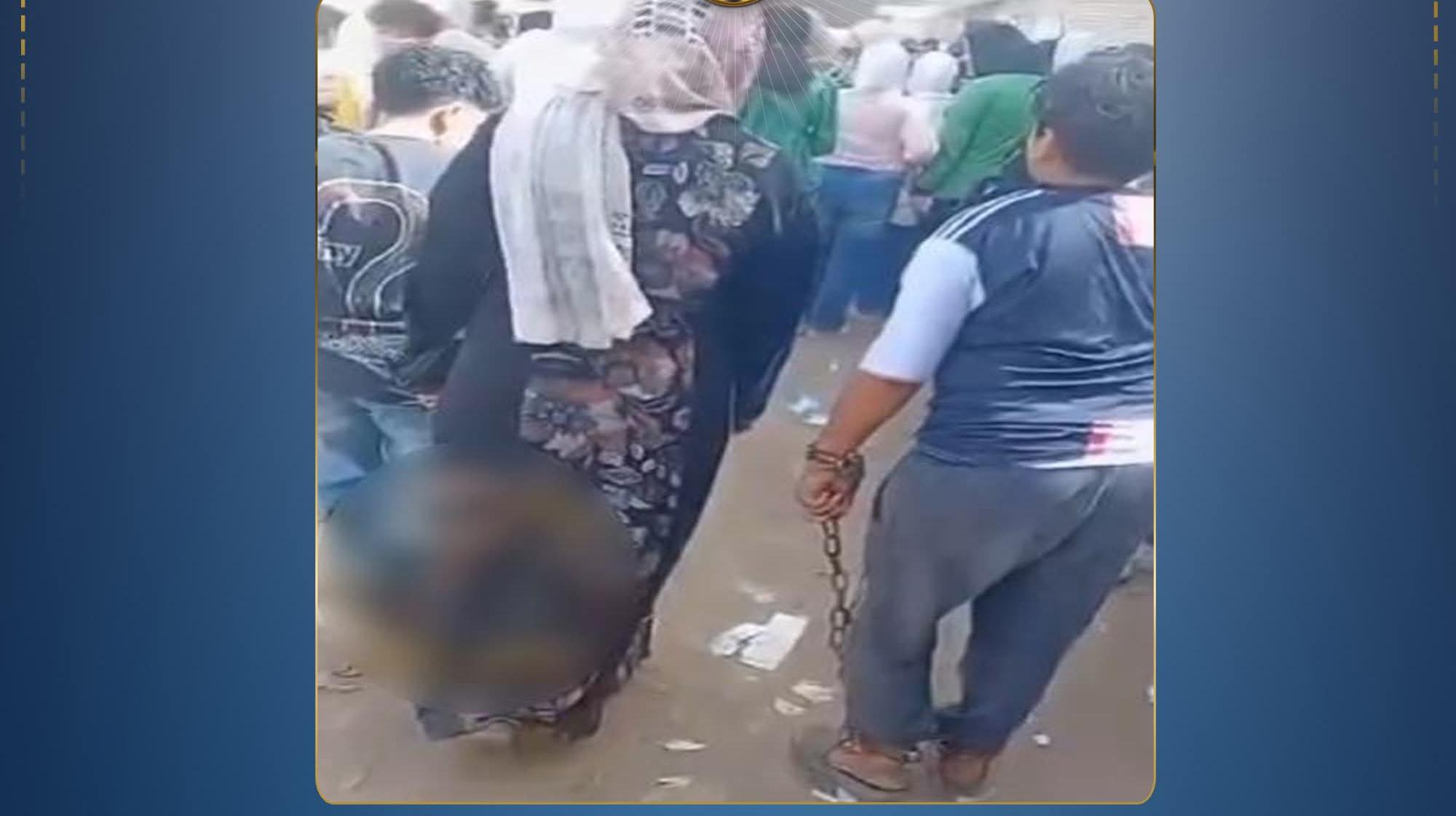 ضبط سيدة قيّدت ابنها بسلسلة حديدية بسبب تكرار هروبه من الدراسة بشبرا الخيمة