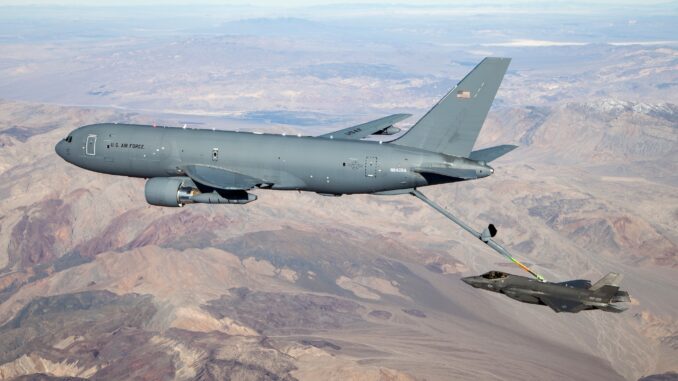 KC-46 الإسرائيلية.. 94 ألف كجم وقود يوسّع مدى الضربات
