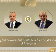 1701 محور اتصال مصر ولبنان لبحث تطورات المنطقة